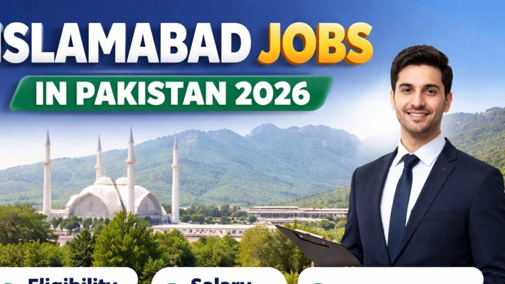 Islamabad Jobs in Pakistan 2026 – Professional government job opportunities, eligibility details, salary packages, and online application guidance.