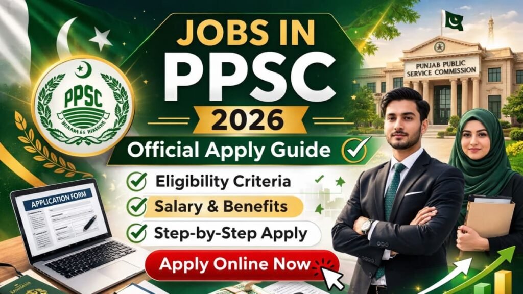 Jobs in PPSC 2026 – Official Apply Guide