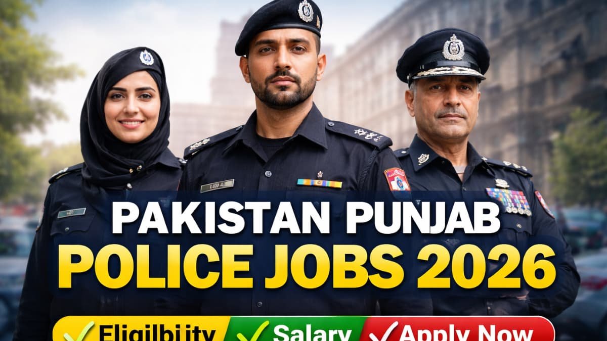 Latest Pakistan Punjab Police Jobs 2026 – Official Openings