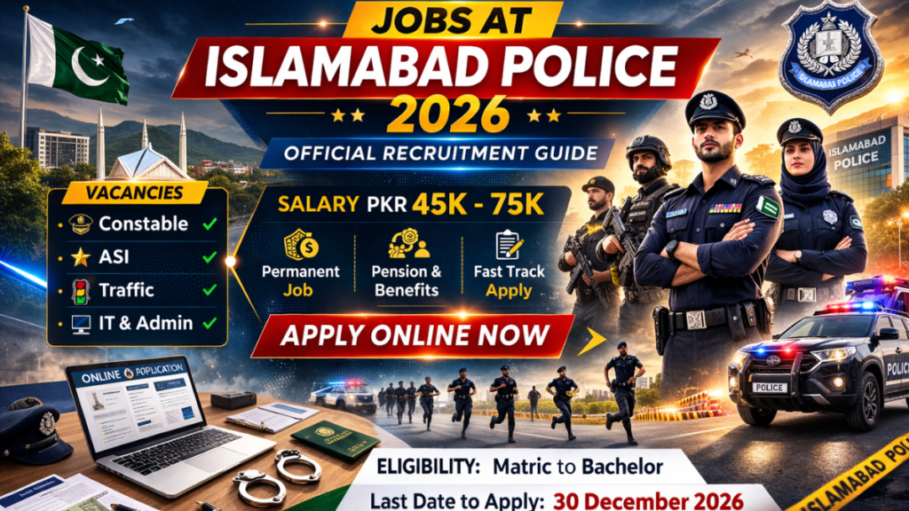 Official Jobs at Islamabad Police 2026 Guide