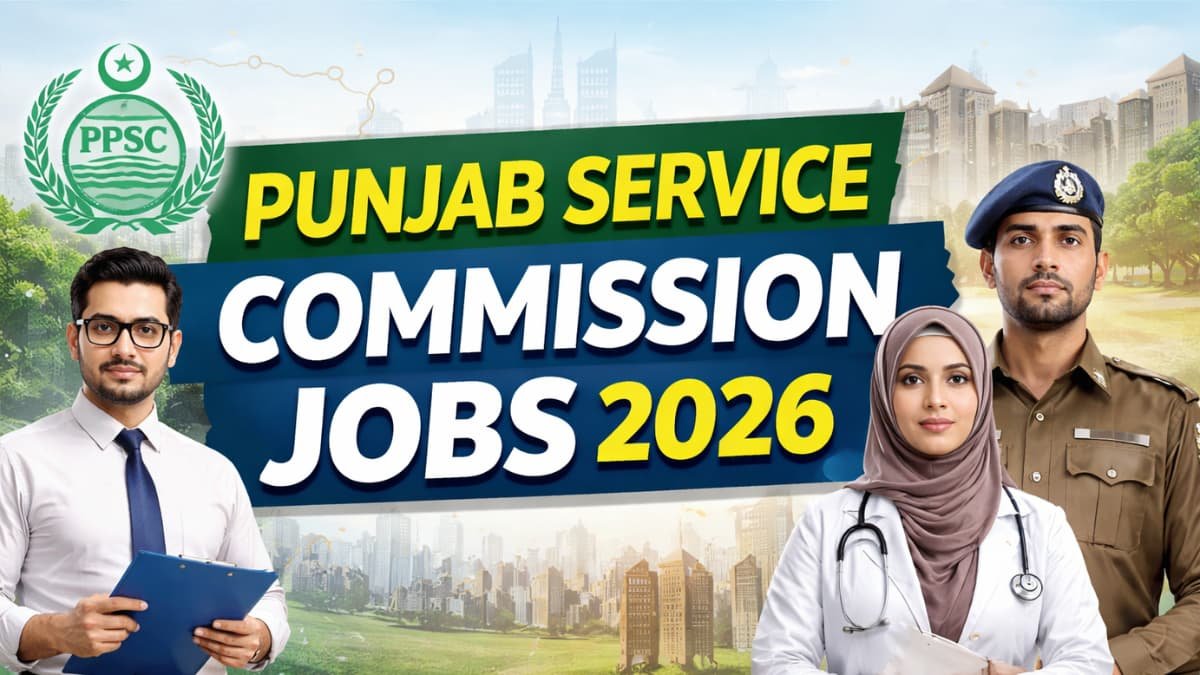 Official Punjab Service Commission jobs 2026 apply online guide with eligibility criteria and salary details for Pakistan candidates