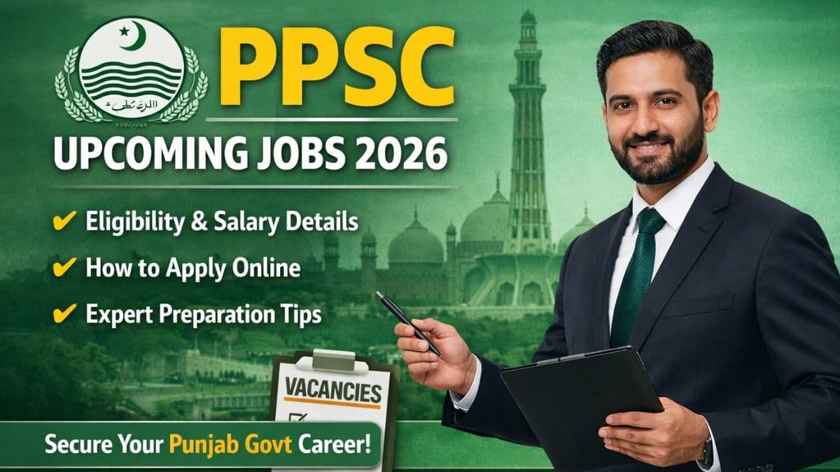 PPSC Upcoming Jobs 2026 – Official Apply Guide with eligibility, salary, and expert preparation tips for Punjab government careers.