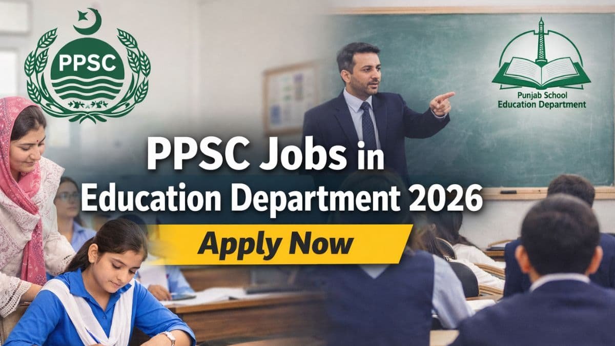 Complete guide to PPSC jobs in Education Department 2026. Check eligibility, salary, test pattern & secure step-by-step apply process.