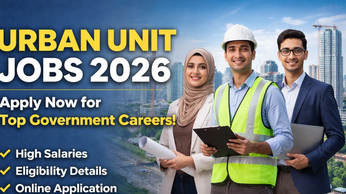 Get complete details of Urban Unit Jobs 2026 with verified eligibility, salary, and official apply steps. Clear, trusted, and ready to apply confidently.